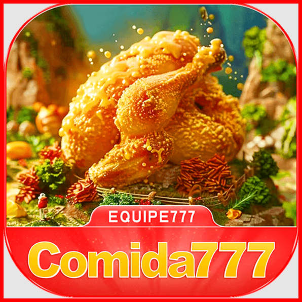 Imagem promocional da COMIDA777 mostrando a plataforma e suas vantagens
